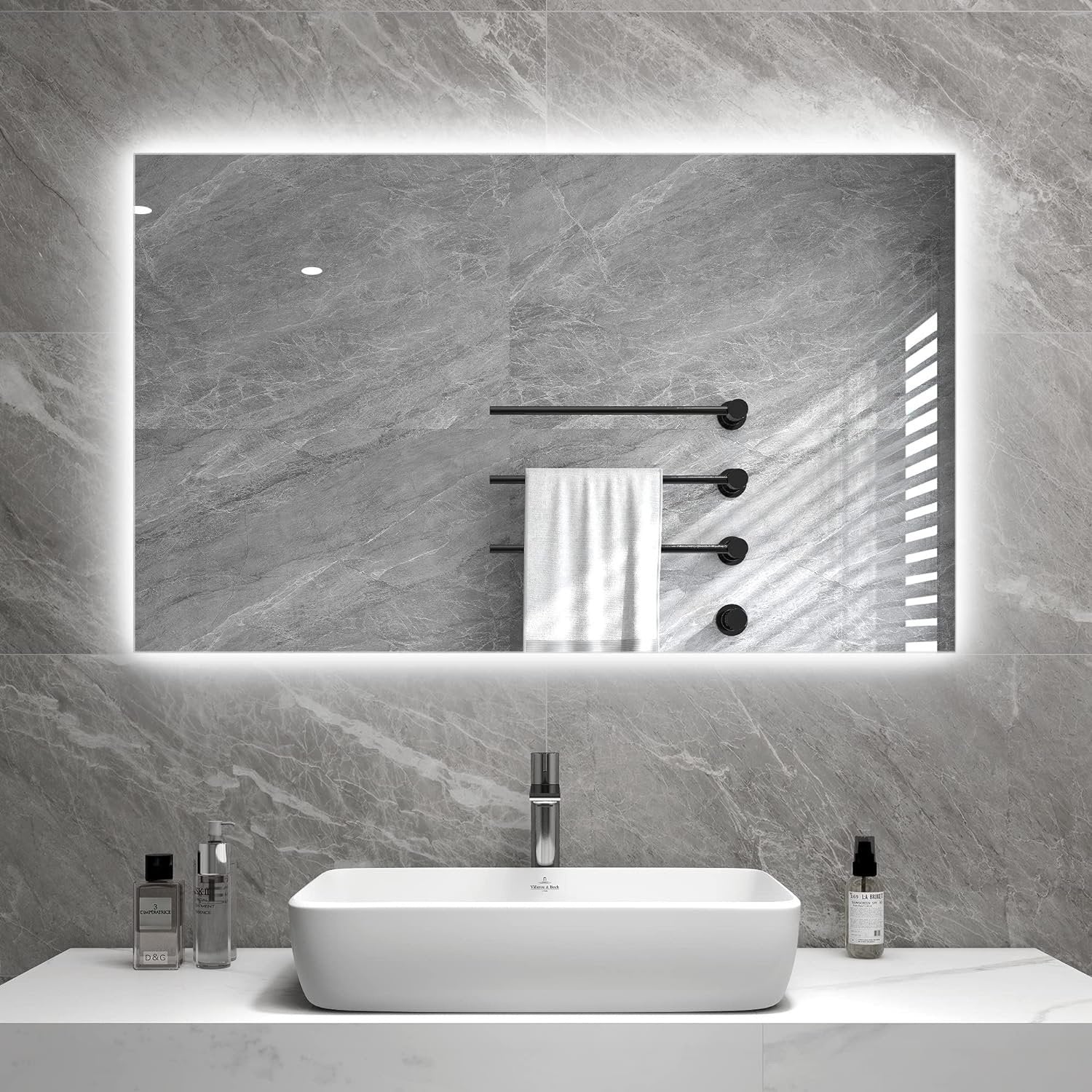 Byecold L Series Mirror - Infrared heating and lighting